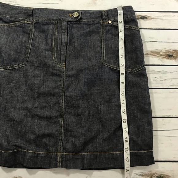 Nautica linen blend skirt size 8 - Picture 5 of 5